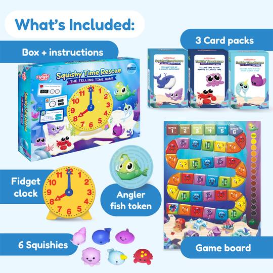 The Fidget Game Squishy Time Rescue Game Set